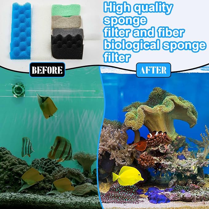 68 Pcs Canister Filter Media Kit Compatible