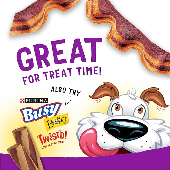 Beggin' Strips, Bacon & Cheese Flavor Dog Snacks, 25-Ounce Bags (Pack Of 2)