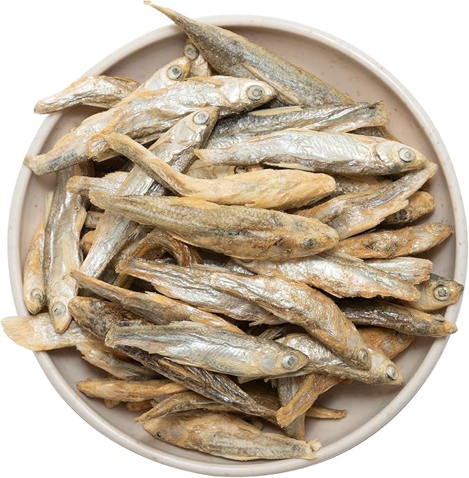 Minnows - 6.5 oz Freeze Dried Minnows for Cat & Dogs, 100% Natural Premium Cat & Dog Treat， (6.5 OZ)