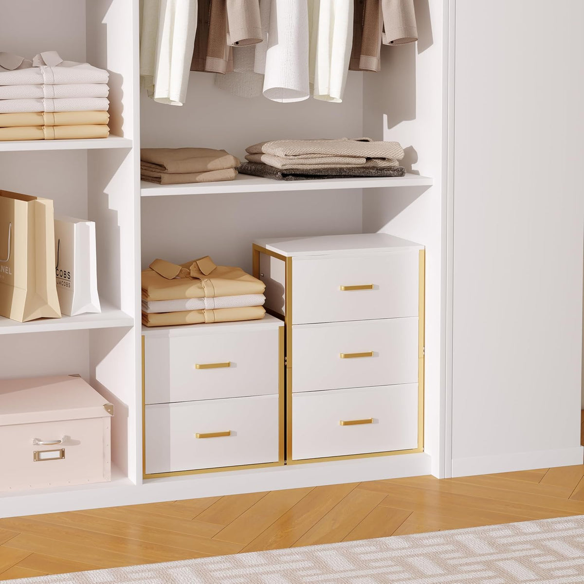 Stackable Storage Drawers, Closet Drawer Organizers and Storage