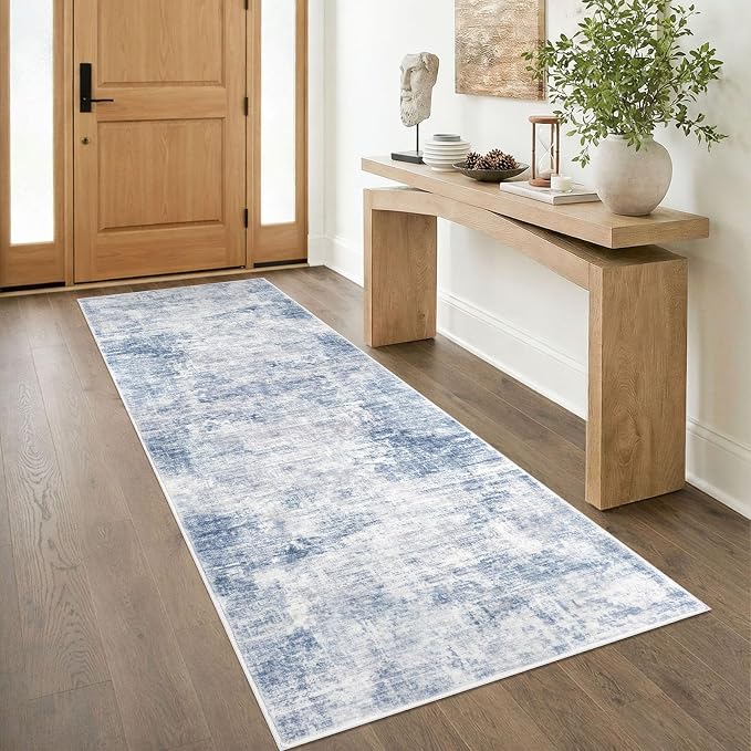 IOHOUZE Abstract Runner Rug 3x8 Ft Washable Runners