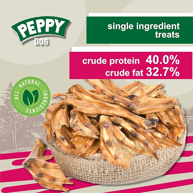All Natural Duck Feet Dog Treats (20 pcs) | Dehydrated for Freshness | Supports Joint Health with Glucosamine and Chondroitin | Promotes Dental Hygiene | Perfect for Small and Medium Dogs