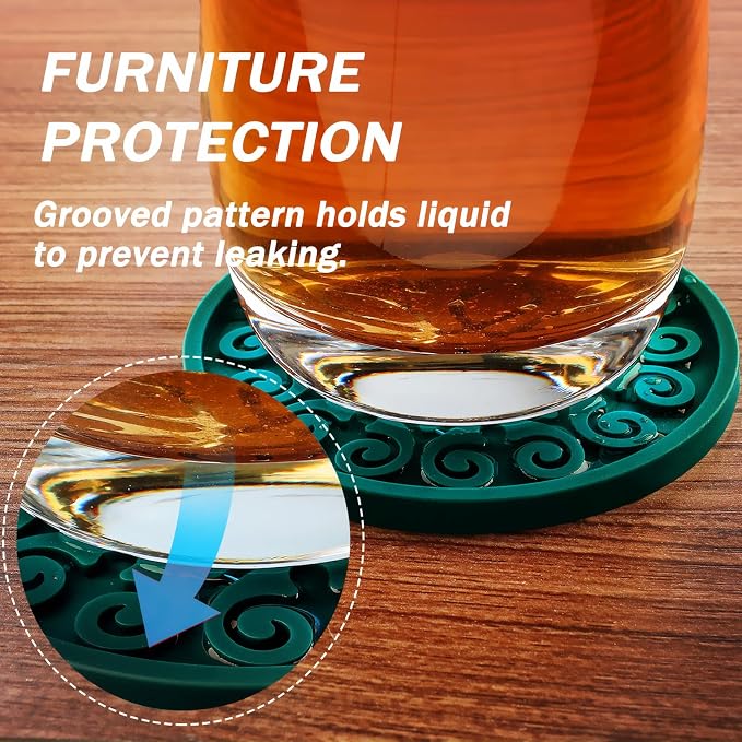 Coasters for Drinks, Silicone Coasters