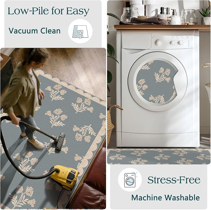 3x5 Floral Entry Rug