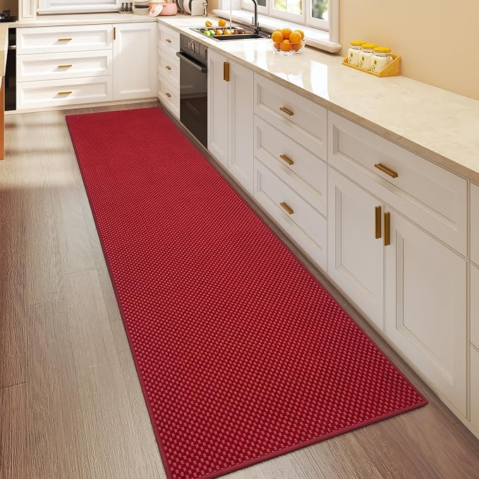 YDKGL 2x8 ft Hallway Runner Rug Extra Long Boho Woven Kitchen Runner Rugs Mat