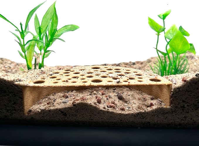 Shrimp Breeding Protector | Shrimp Breeding Cave Aquarium Tunnel | CTWPets (White)