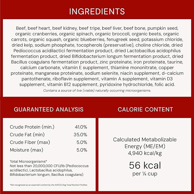 Stella & Chewy's Freeze-Dried Raw Beef Meal Mixers- Dog Food Topper and Mixer - Made with 95% Grass-Fed Beef, Organs & Bone - Perfect for Picky Eaters - Grain-Free - 8 oz