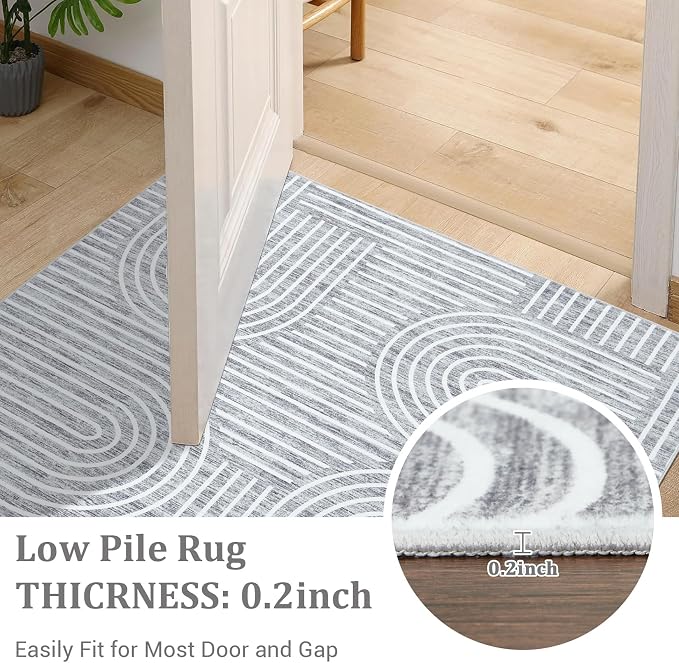 ROYHOME Modern Rug 2.5x8 Runners