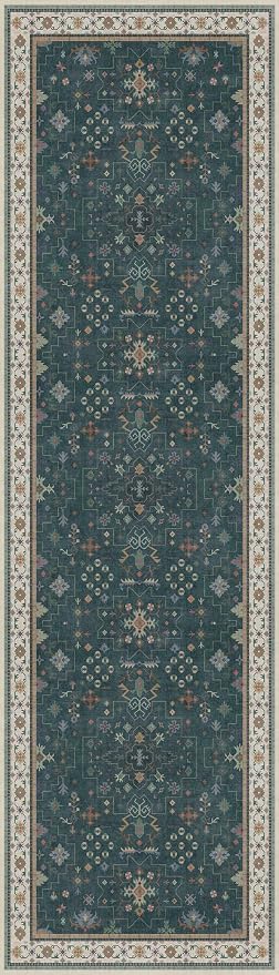 Hazo Haus Vintage 2x7 Washable Runner Rug Non Slip