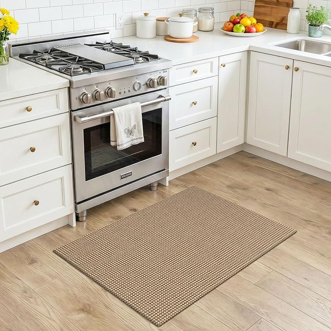 KOZYFLY Indoor Door Mat 2x3 ft Small Area Rugs Washable Front Door Mat Non Slip