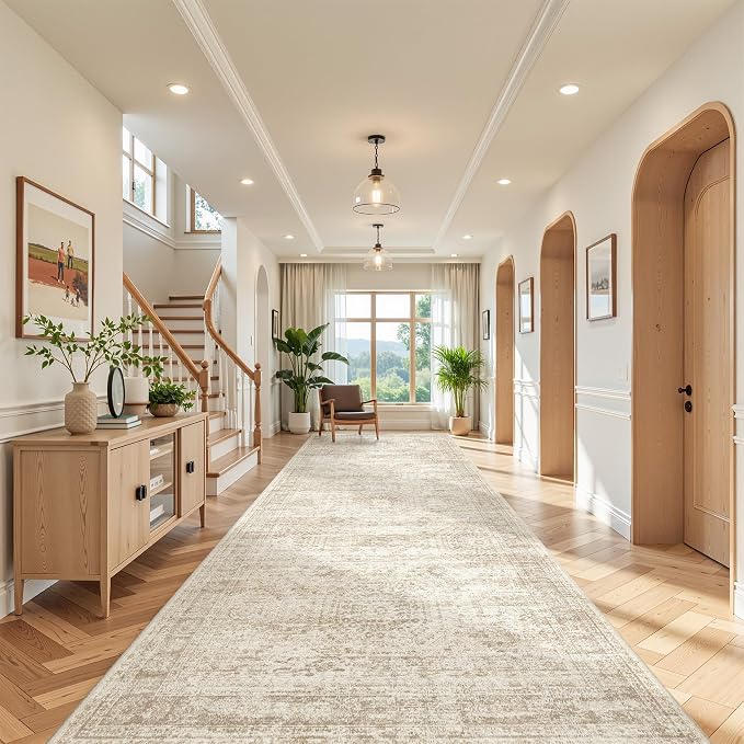 4x10 Runner Rug, Washable Hallway Runner Rug