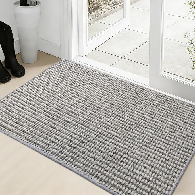 Dirt Trapping Door Mat 36x60, 3D Scarping Surface Doormat