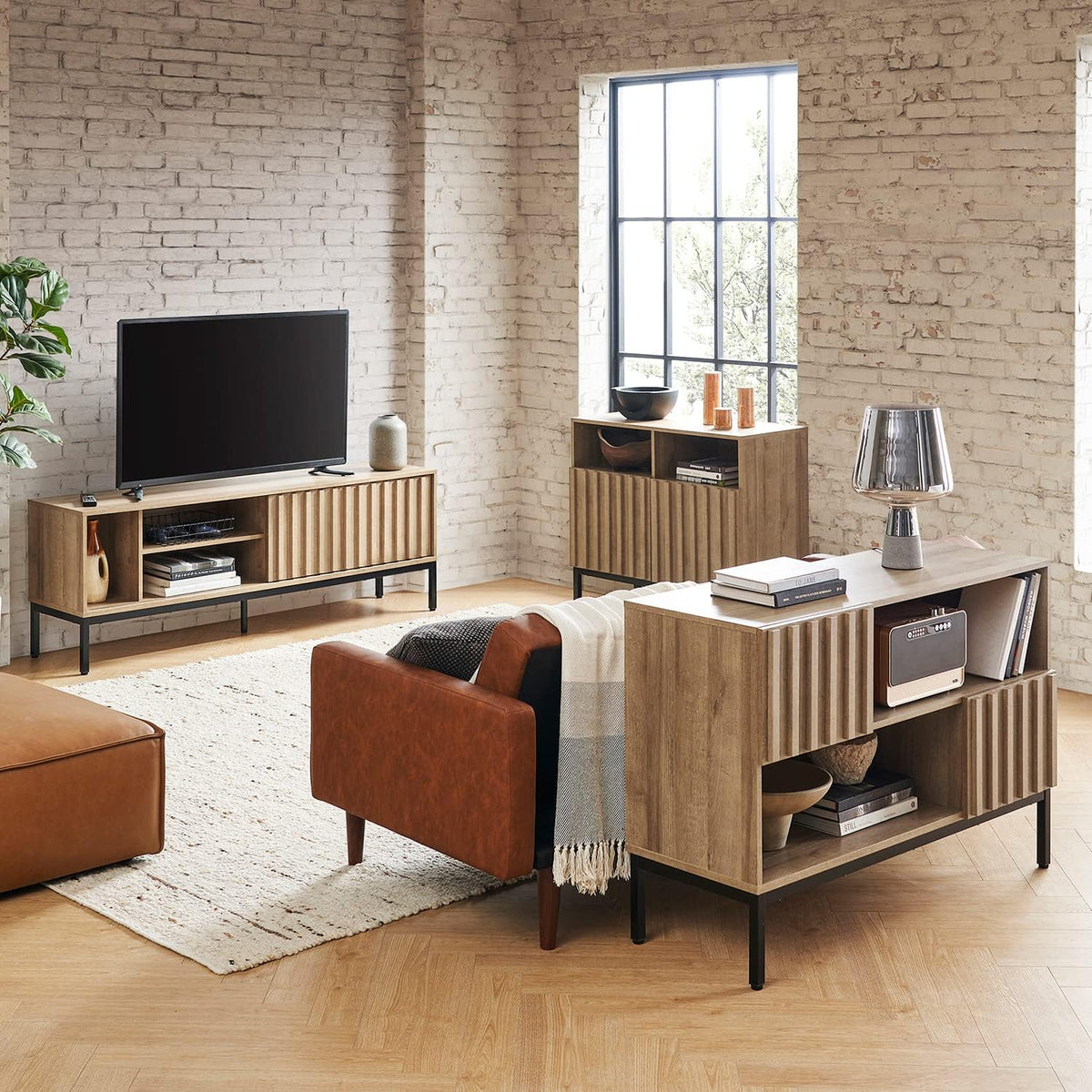 mopio Norwin Sofa Table, Entryway Table, TV Stand (Single)