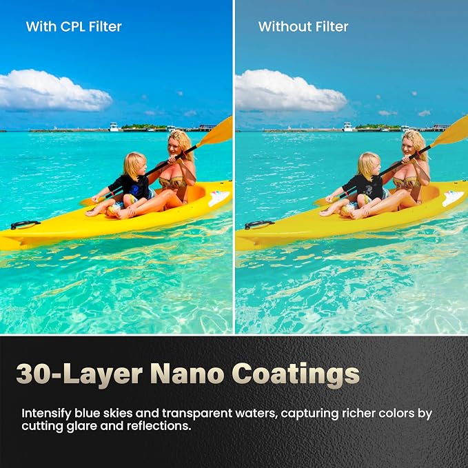 Walking Way CPL & ND Filter Set Compatible