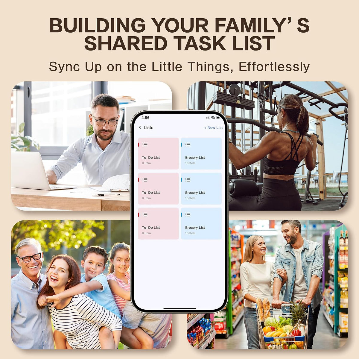 10.1 Inch Digital Calendar, Smart Electronic Calendar with HD Touch Screen - Digital Family Planner with Chore Chart, Meal Planner & Photo Frame, Multi-Calendar Sync