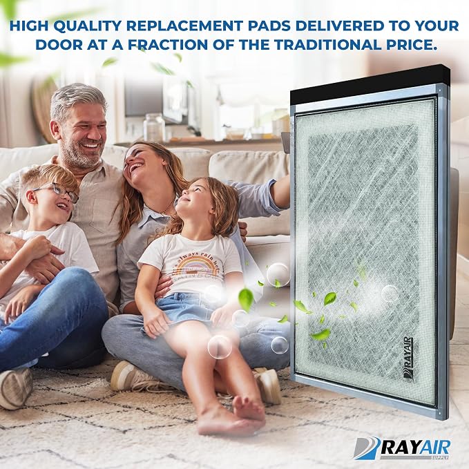 RayAir Supply 16x25 Replacement Filter Pads Compatible