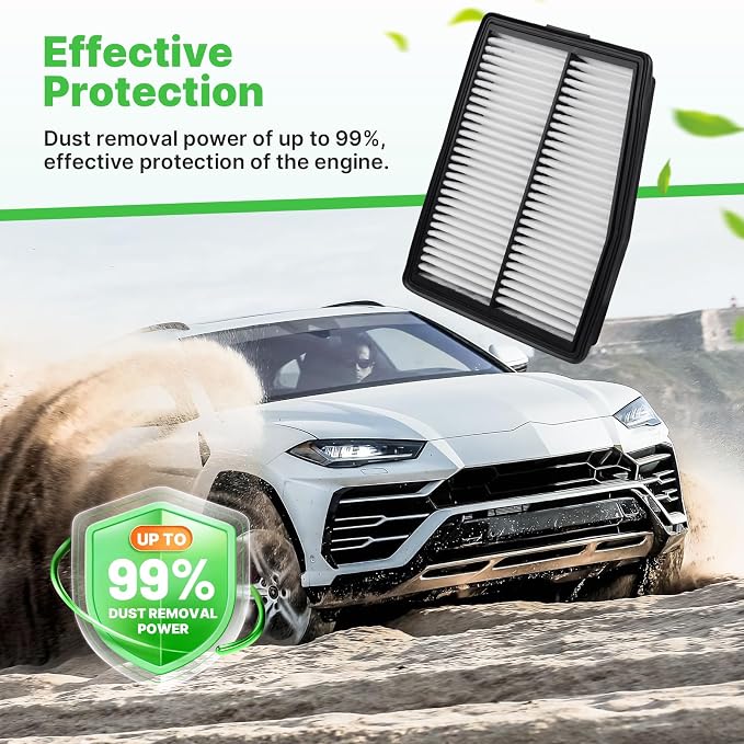 2PCS Engine Air Filter Only Fit Hybrid