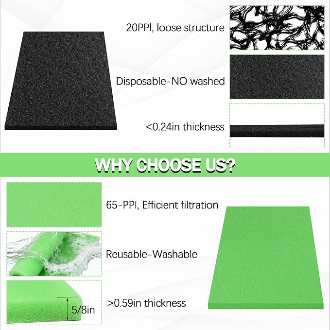 Motorcycle Air Filter Foam