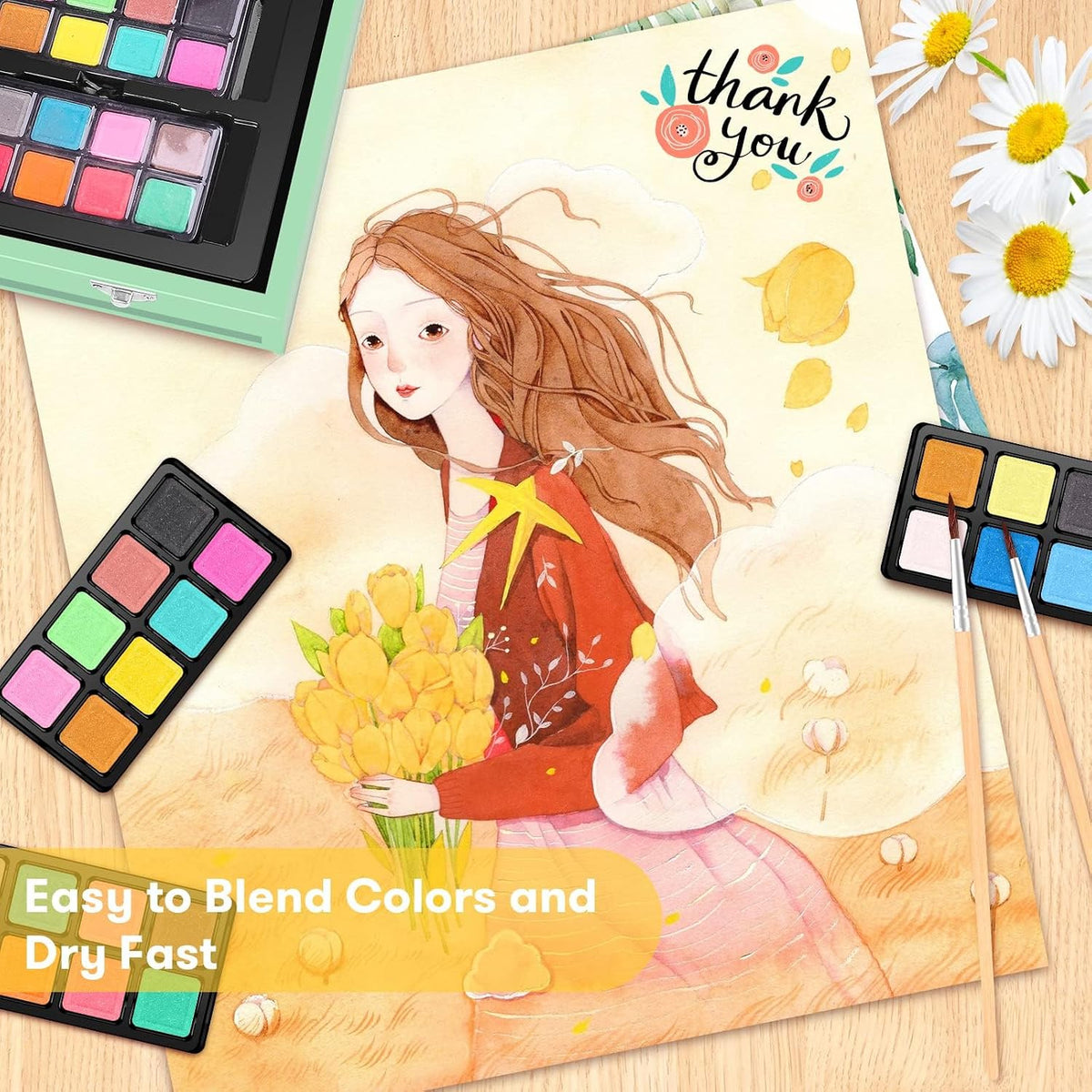 iBayam 150-Pack Deluxe Art Set – Drawing, Painting & Coloring Kit