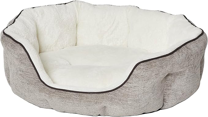 MidWest Homes for Pets Medium QuietTime Deluxe Pet Bed- Taupe/Fur