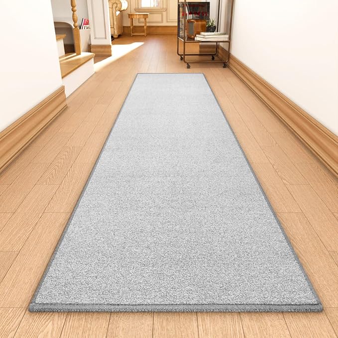 AREDO Runner Rug with Non Slip Rubber Backing, Washable Soft Floor Carpet