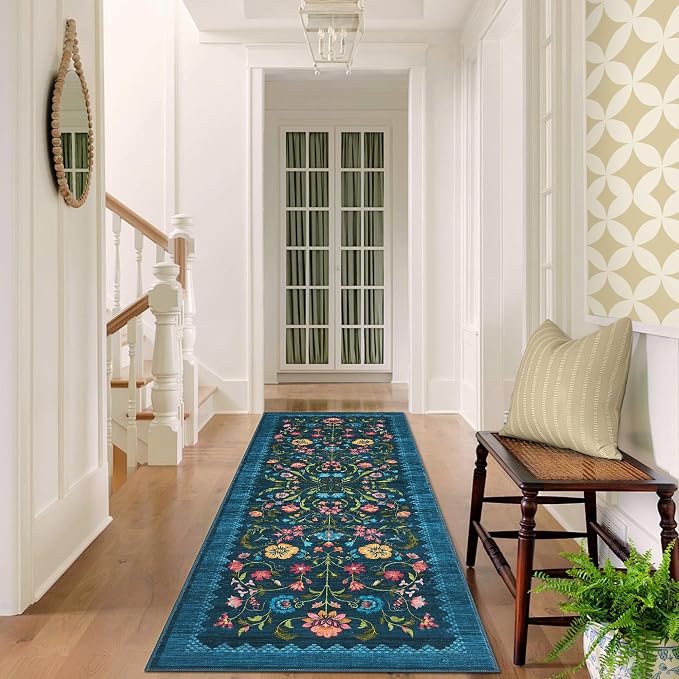 GarveeHome Floral Rug 2x6 Runners