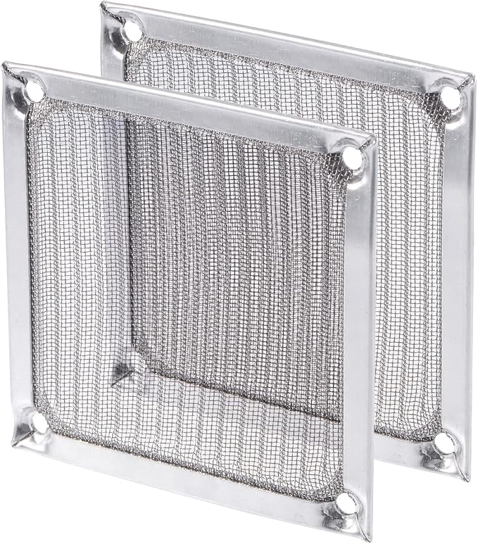 MECCANIXITY 80mm Computer Fan Filter Grills Stainless Steel Mesh Dustproof Case