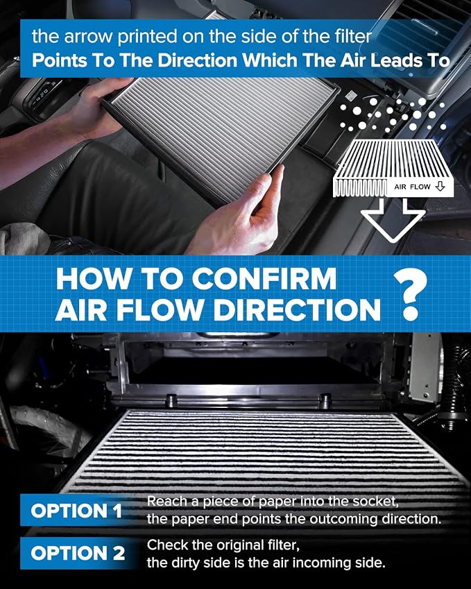 PHILTOP Cabin Air Filter, Replacement