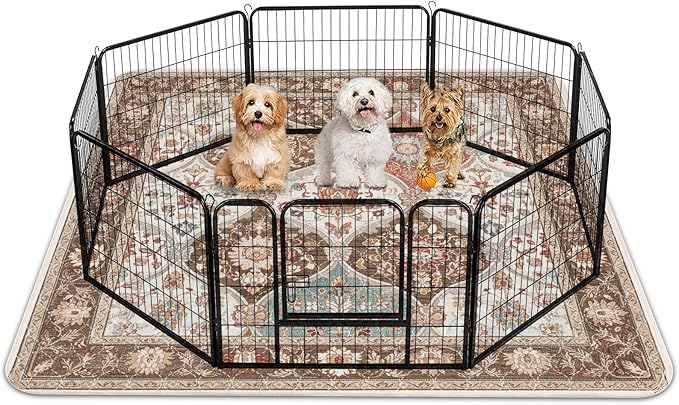 INVENHO 2PACK Washable Pee Pads for Dogs 72"x72" Reusable Dog Pads Extra Large Upgrade Non-Slip Dog Pee Pads Heavy Absorbency Puppy Pee Pads Quick Dry Whelping Pads/Waterproof Puppy Training Pad