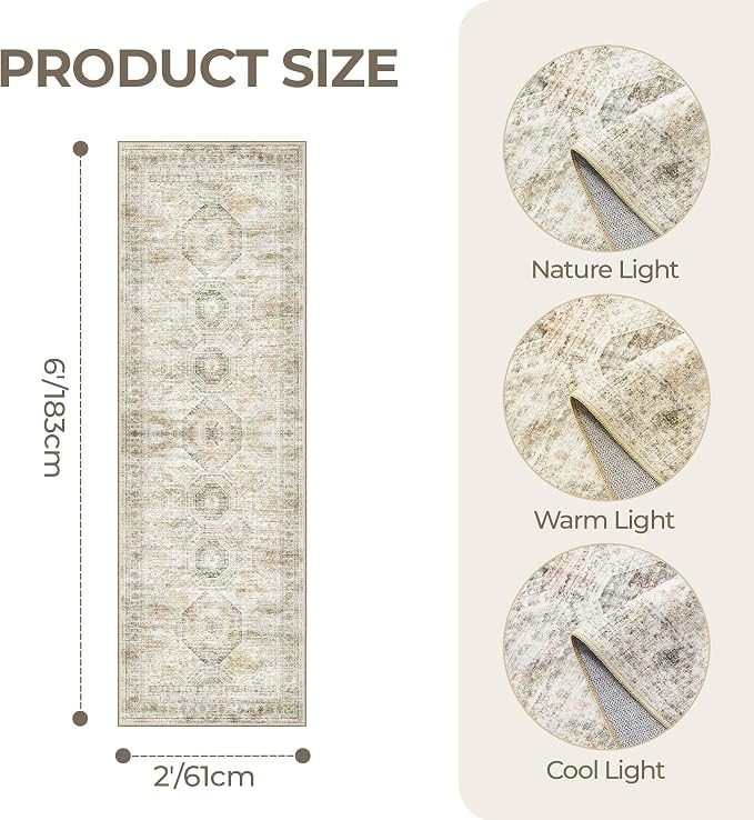 Washable Runner Rugs for Bedroom