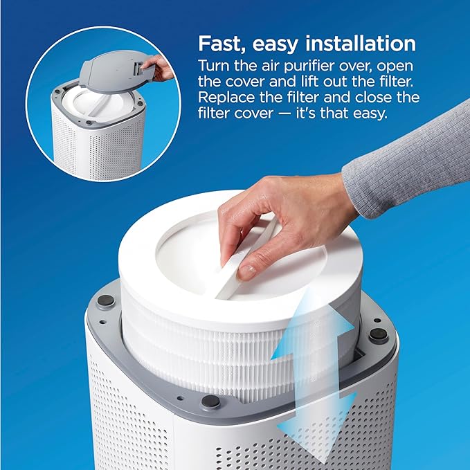 Clorox HEPA Air Purifiers for Home, True HEPA Filter, XL Rooms Up to 2,200 Sq Ft, Removes 99.9% of Mold, Viruses, Wildfire Smoke, Allergens, Pet Allergies, Dust, AUTO Mode, Whisper Quiet
