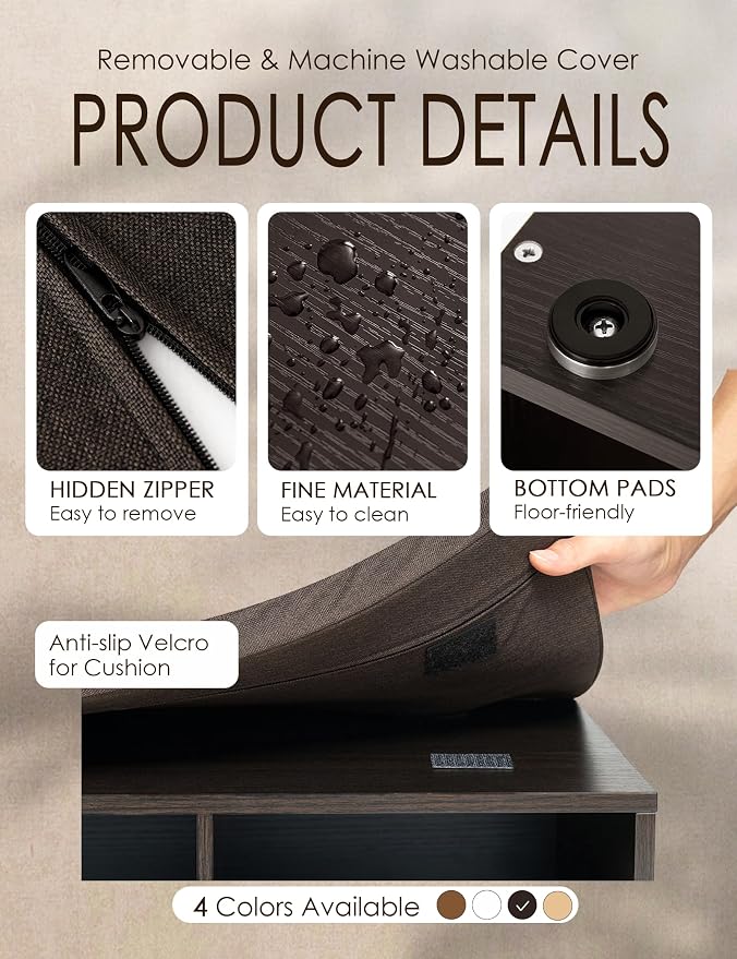 DINZI LVJ Shoe Storage Bench