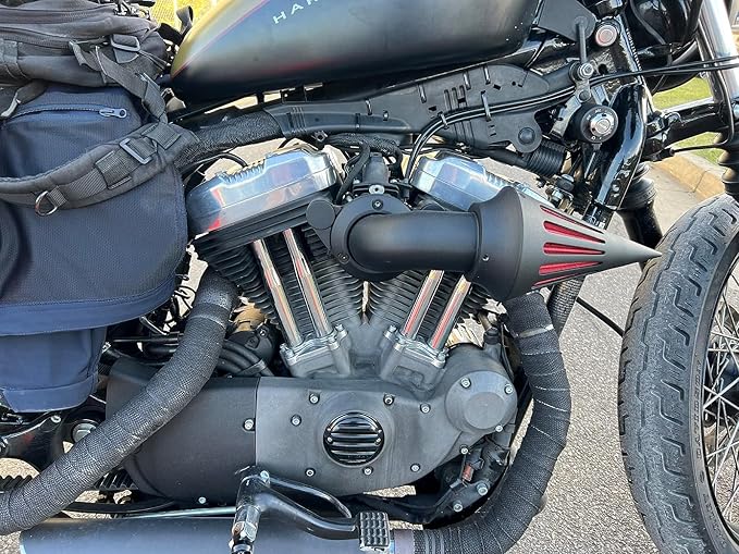 Air Cleaner Motorcycle CNC Spike Air Intake Filter Kit Fit