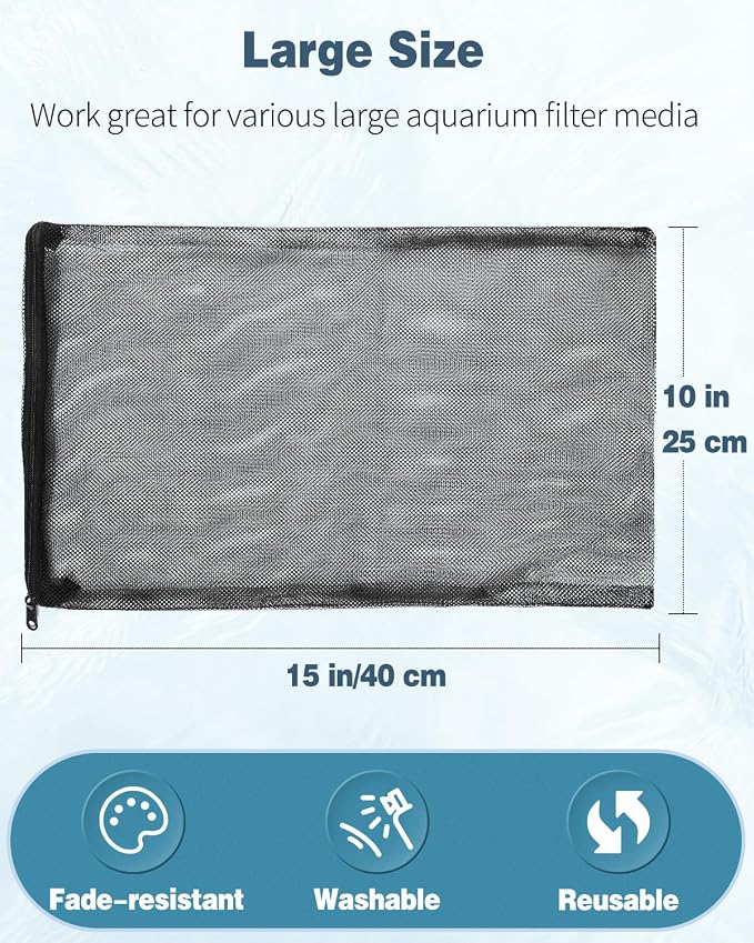 Pawfly 8 Pack Aquarium Filter Media Bags, Fine Mesh Filter Bag