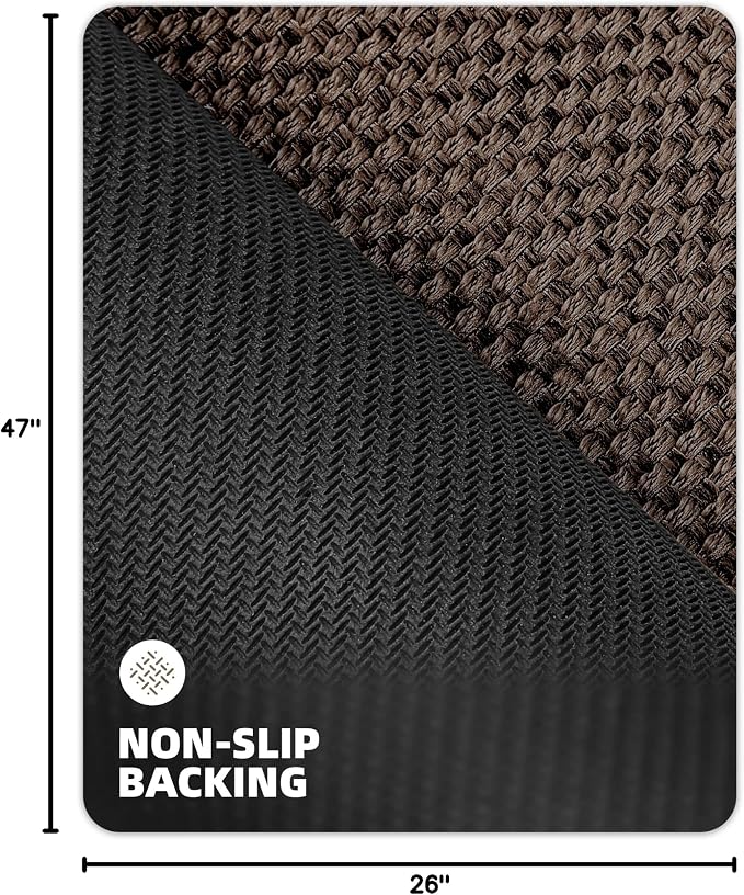 Color&Geometry Ultra-Thin Indoor Door Mat, Washable Doormat