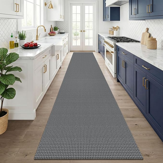KOZYFLY 3x14 Runners Rugs for Hallway, Long Washable Runner Rug, Non Slip