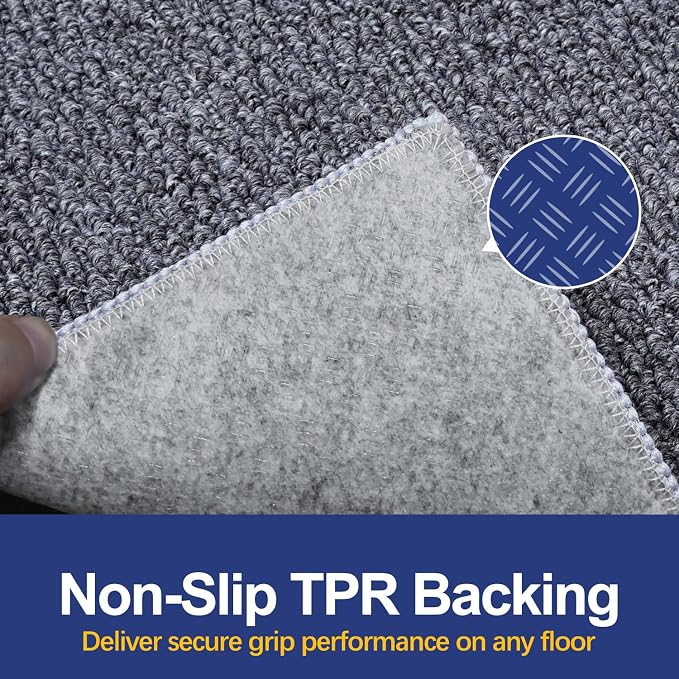 Dirt Trapping Door Mat 32x48, 3D Scarping Surface Doormat