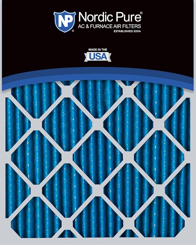 Nordic Pure 20x20x1 Pleated MERV 7 Air Filters 24 Pack