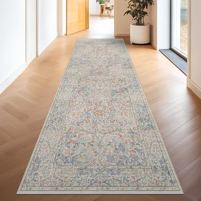Washable 3x20 Wide Hallway Runner Rug