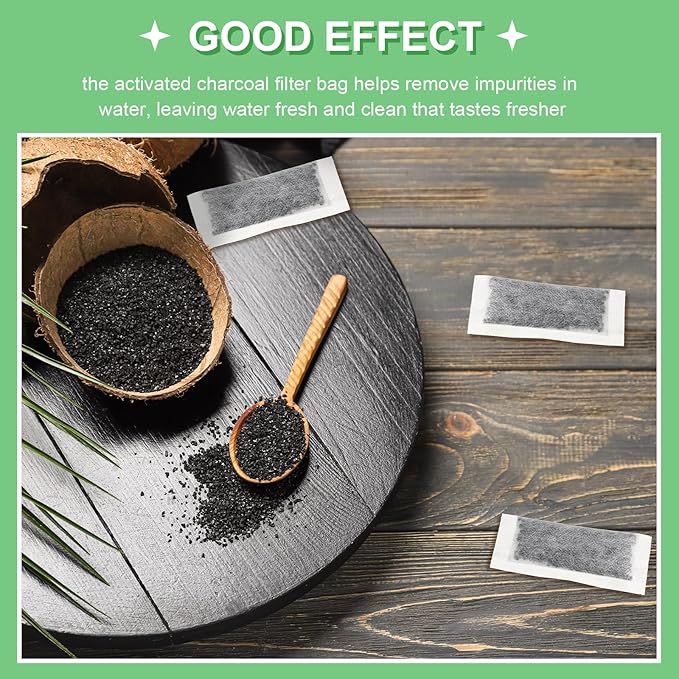 24 Packs Replacement Activated Charcoal Distiller Filters Coconut Shell