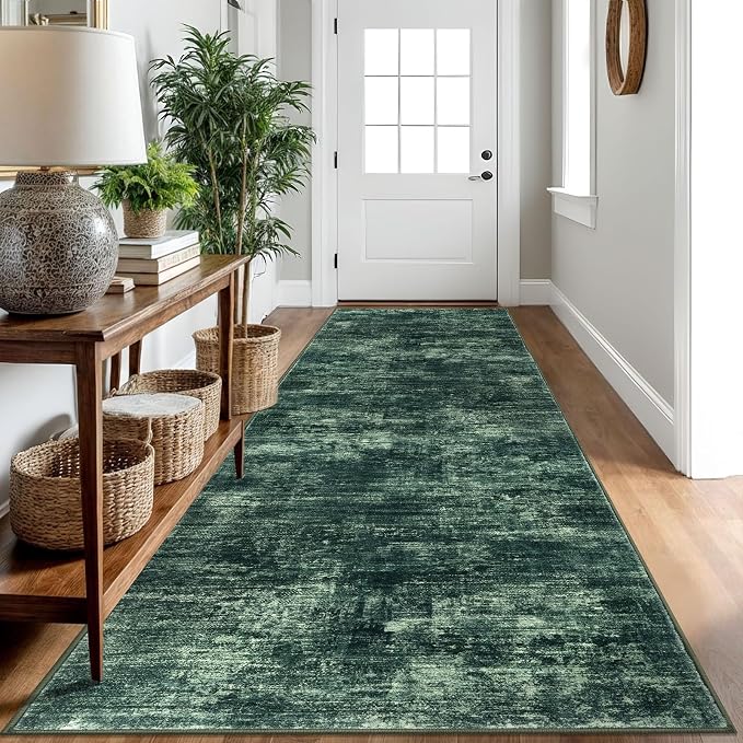 IOHOUZE Abstract Runner Rug 3x10 Ft Washable Runners