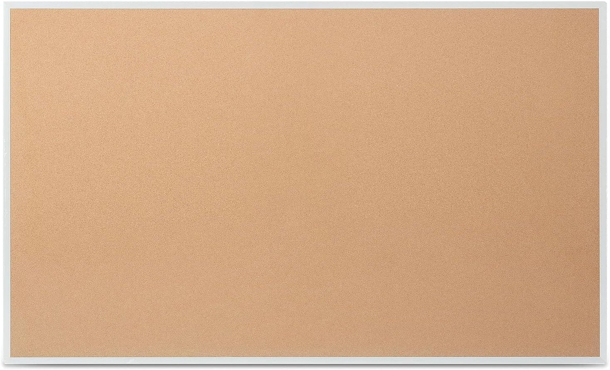 Staples Cork Bulletin Board, 5 x 3 Feet, Aluminum Frame, Vertical or Horizontal Mount, Self-Healing Surface
