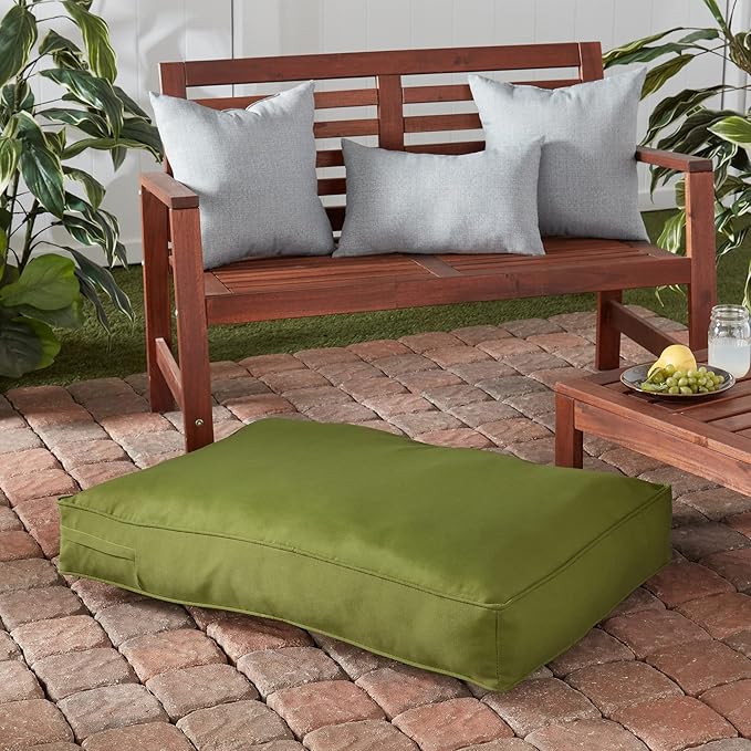 Casey Small (36 x 24 in.) Hunter Rectangle Indoor/Outdoor Pillow Style Dog Bed
