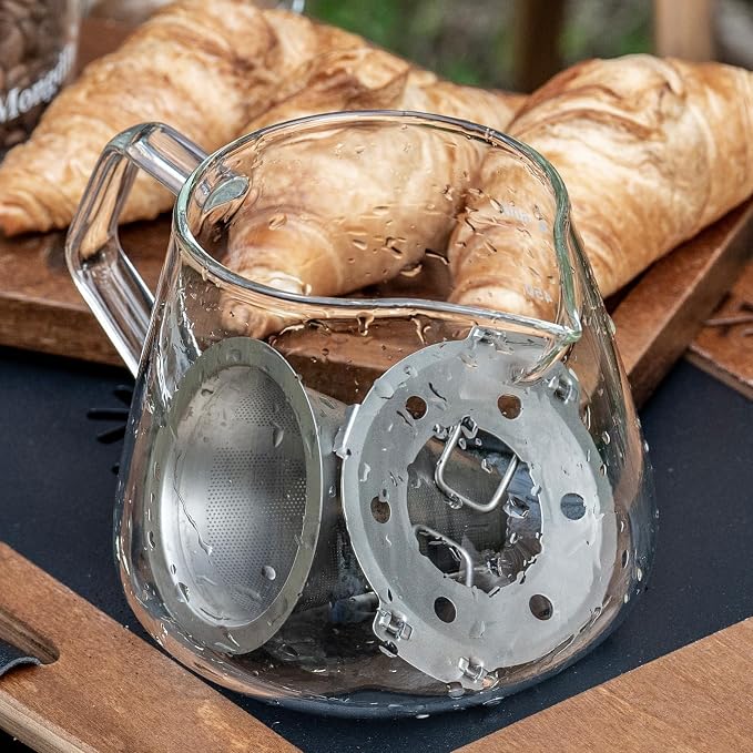 iBasingo Titanium Coffee Filter Pour Over Coffee Dripper