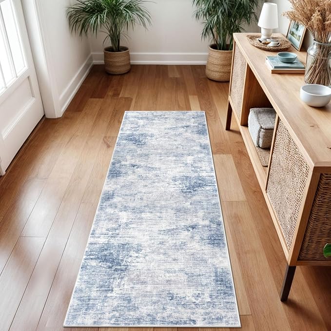 IOHOUZE Abstract Runner Rug 2x7 Ft Washable Runners