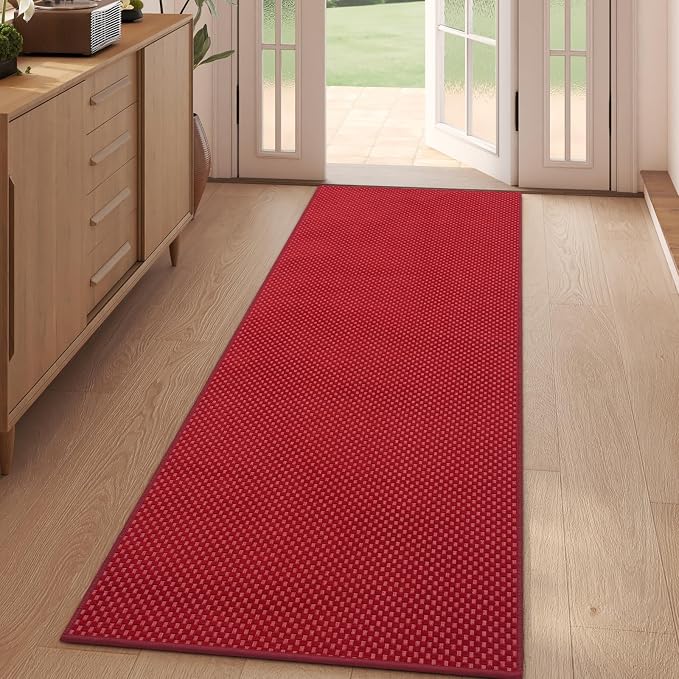 YDKGL 2x5 ft Hallway Runner Rug Boho Woven Washable Long Kitchen Runner Rugs