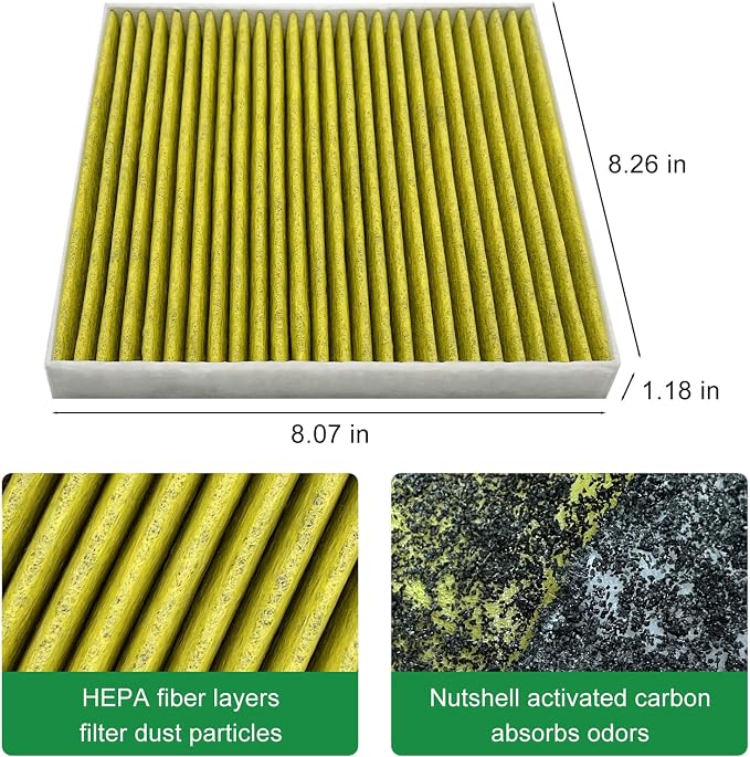 2PCS Cabin Engine Air Filter JM802 JM726A Kits Fits