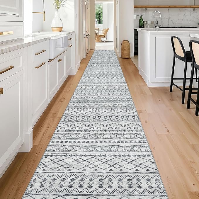 KUTA Extra Long Runners for Hallways 2.6x20ft Non-Slip Washable, Stair Runners