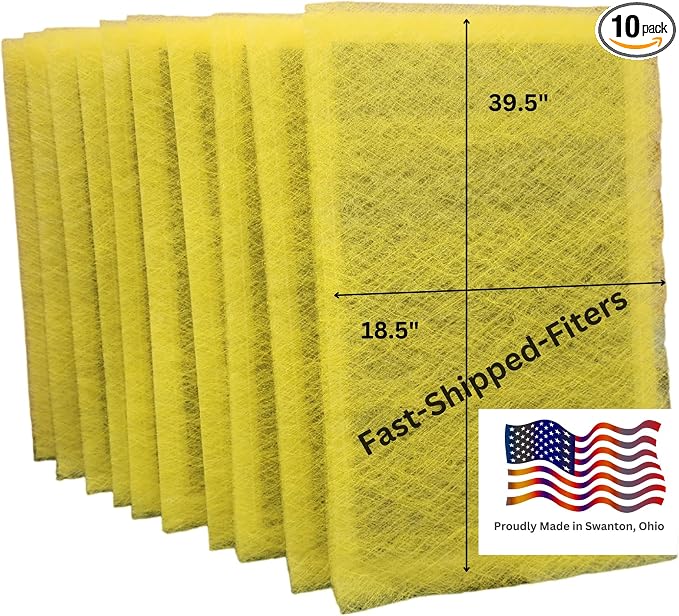 Fast-Shipped-Filters 10 Pack 20x42 Replacement Filter Pads Compatible