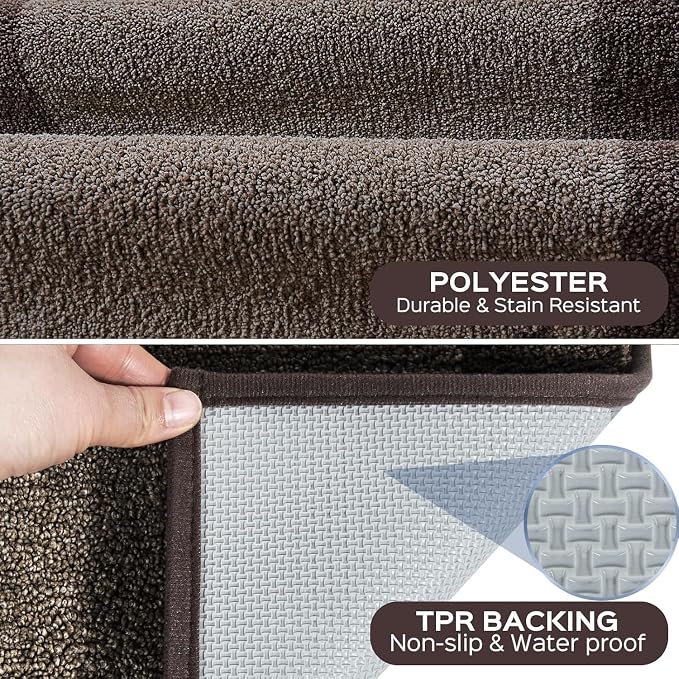 Machine Washable Kitchen Rug 32" x 84", Non Slip Kitchen Mat